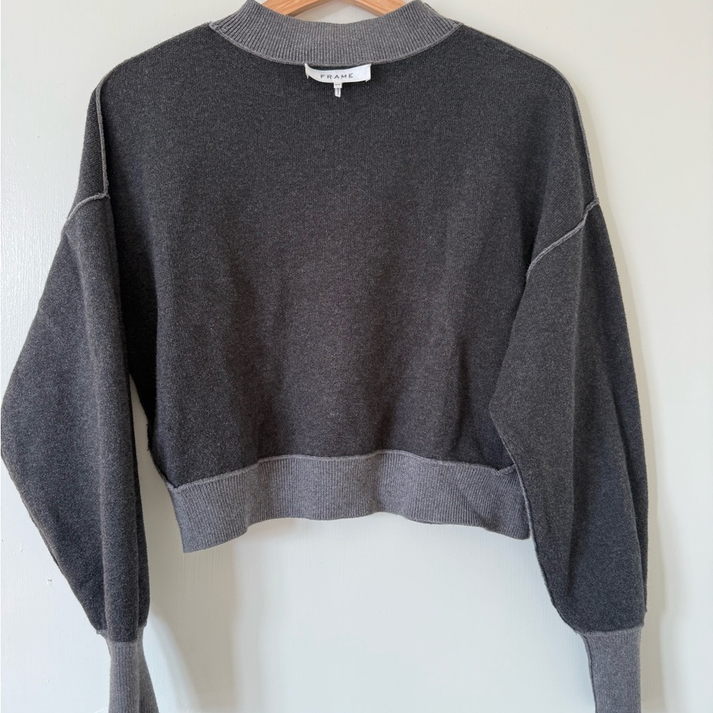 Frame Gray Reversible Sweater - Picture 6 of 6